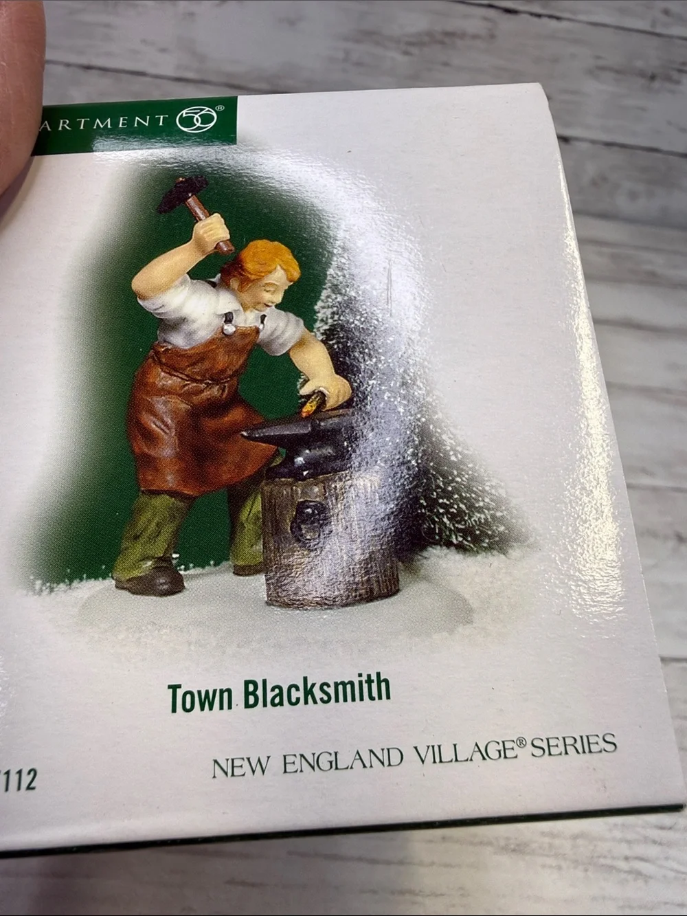 Department 56 Dickens Village “ Town Blacksmith” Accessory New England Xmas
